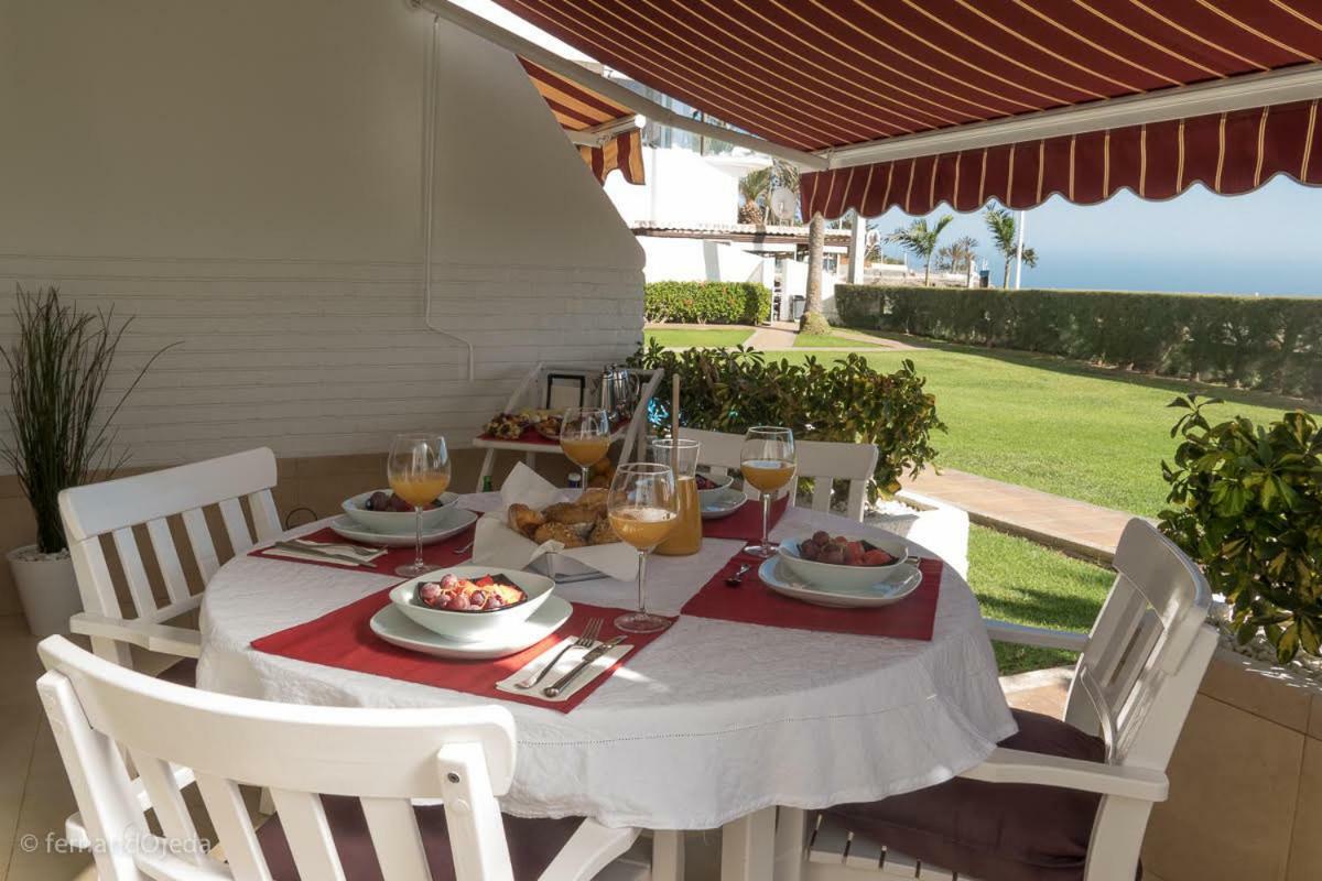 Appartement First Line Seaside à San Agustín Extérieur photo