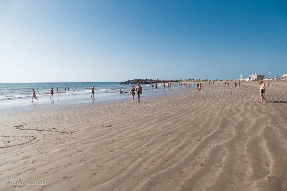 Appartement First Line Seaside à San Agustín Extérieur photo