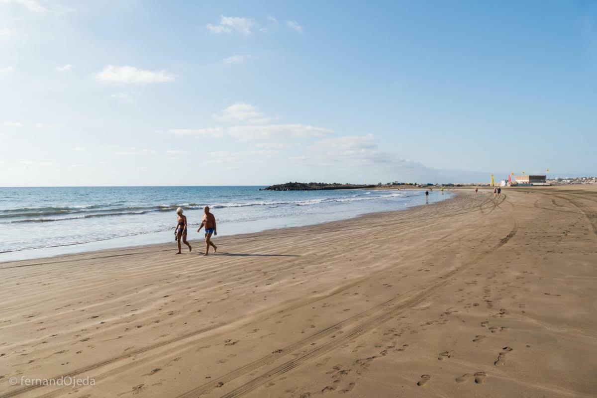 Appartement First Line Seaside à San Agustín Extérieur photo